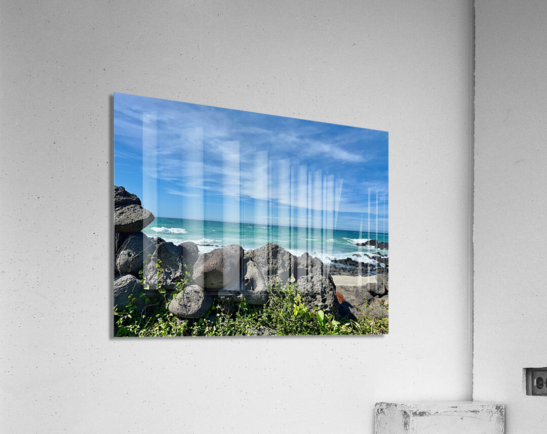 A Glimpse at the Ocean Jeju South Korea Acrylic Print