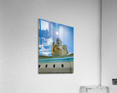 Sun Over Golden Buddha  Acrylic Print