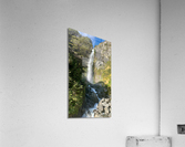Arthur s Pass Waterfall New Zealand  Impression acrylique