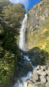 Arthur s Pass Waterfall New Zealand