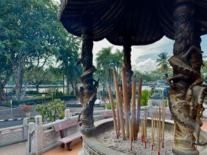Burning Incense Kuching Borneo