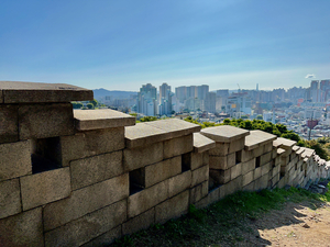 City View Behind the Wall Seoul South Korea 1
