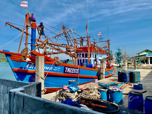 Freshly Painted Boat