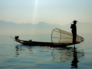 Inle Lake Fisherman 1 in Myanmar