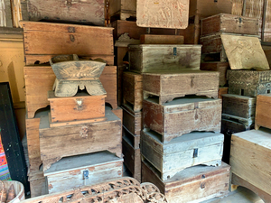 Many Wooden Boxes