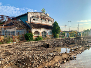 Nice Building in Construction Zone