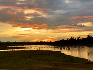 Serenity Over the Lake