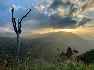 Sunrise Over the Mountain