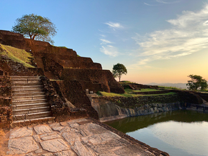Sunrise on Top of Sigiriya Sri Lanka 1
