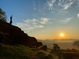 Sunrise on Top of Sigiriya Sri Lanka 2