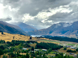 View From Mount Iron New Zealand After a Storm 2.