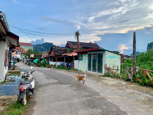 Walking Around Vang Vieng Laos 2