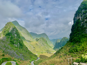 Windy Road in the Mountains