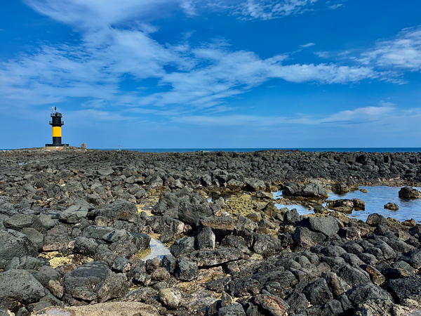 Black Rocks Lighthouse Udo South Korea Print