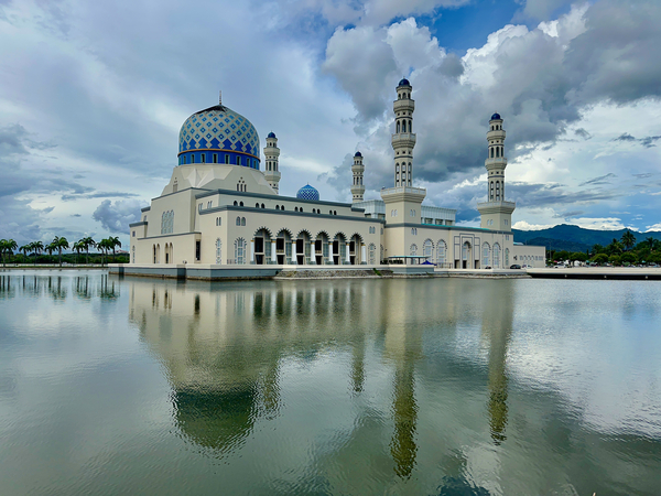 Masjid Bandaraya Mosque Kota Kinabalu 2 Print