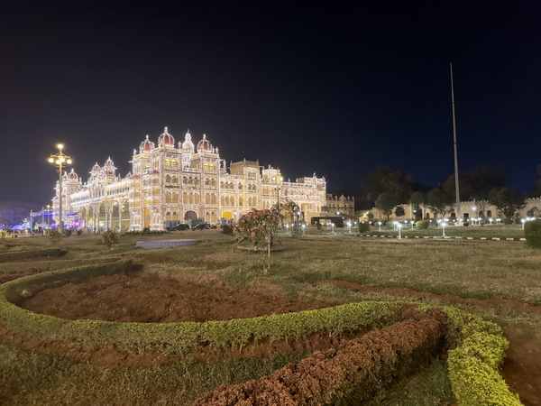 Mysore Palace at Night 1 Print