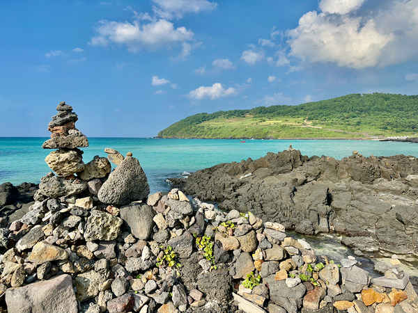 The Rock Balancing Bay Jeju South Korea Print