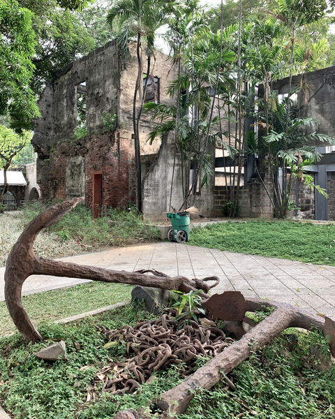 Anchored Buildings Print