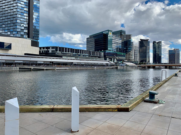 Around Yarra River in Melboune 1 Print