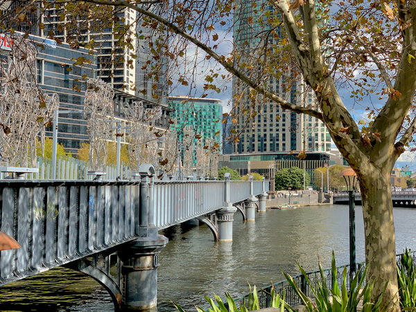 Around Yarra River in Melboune 4 Print