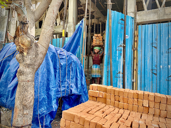 Bricks on the Head Print