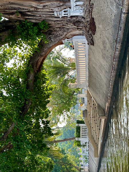 By the Canal in Bangkok Print