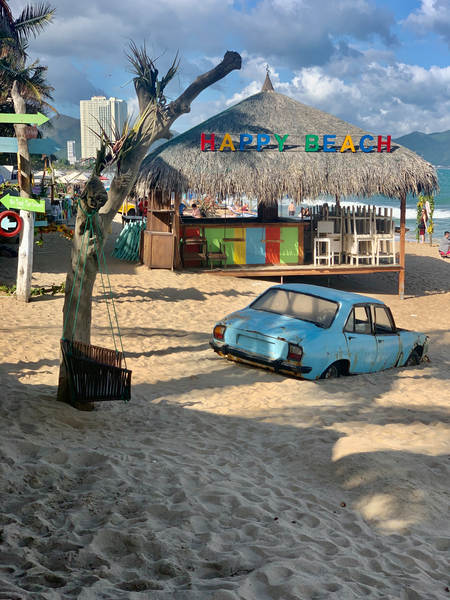 Car in the Sand Print