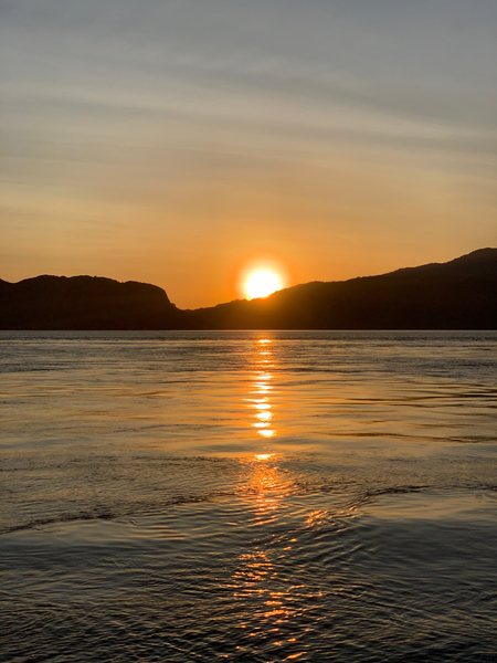 Checkmark Mountain Sunset Print