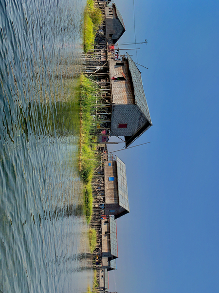 Inle Lake Houses  Print