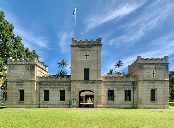 Iolani Barracks Hawaii Print