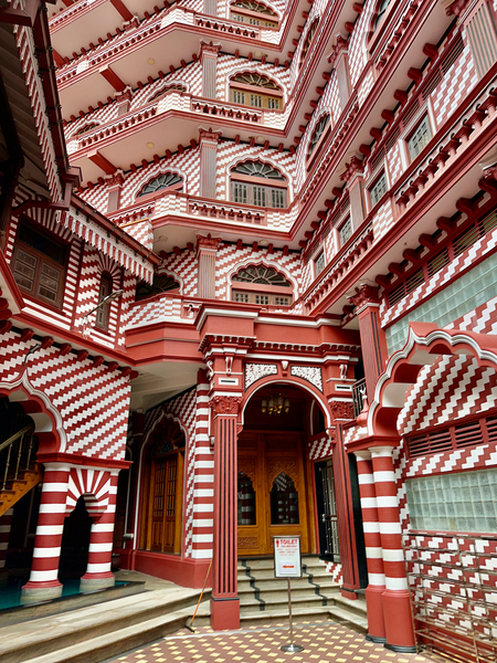 Jami Ul Alfar Mosque in Colombo Sri Lanka Print