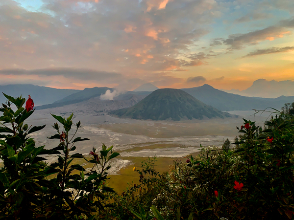 Mount Bromo at Sunset Indonesia Print