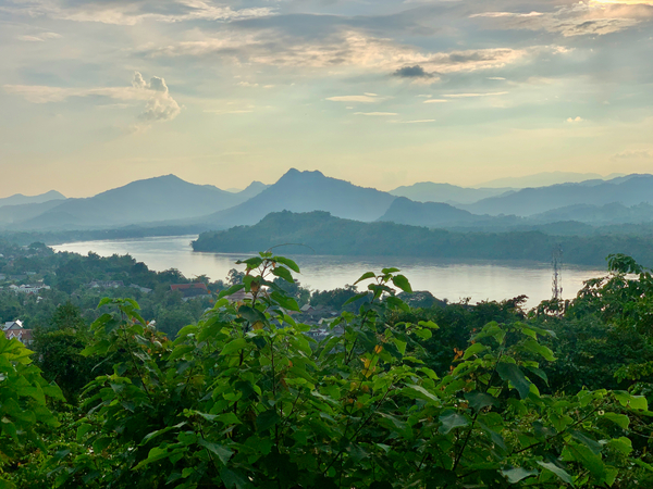 Mountains in Luang Prabang Laos Print