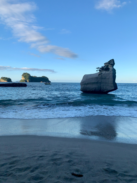 Nice Rock View From the Beach Print
