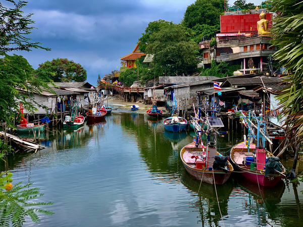 River in Hua Hin Thailand Print