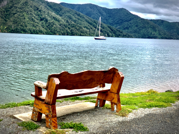 Sit by the Lake Print