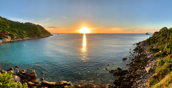 Sunrise Over the Bay 2 Print