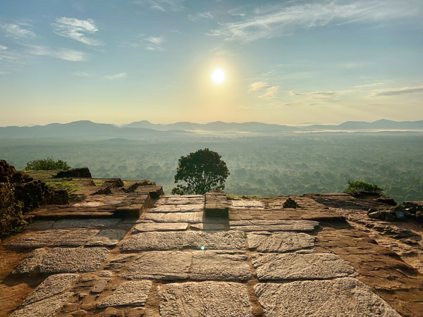 Sunrise on Top of Sigiriya Sri Lanka 11 Print