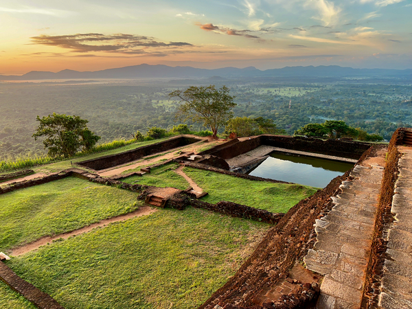 Sunrise on Top of Sigiriya Sri Lanka 7 Print