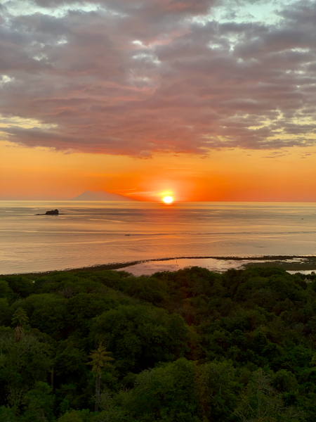Sunset Over the Flores Sea Indonesia 3 Print