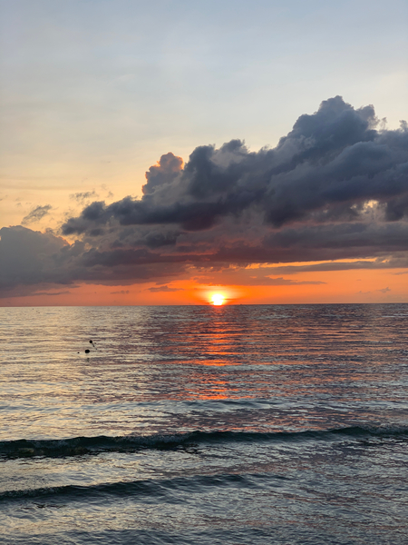 Sweet Orange Sunset Print