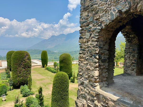 View from Pari Mahal Srinagar Print