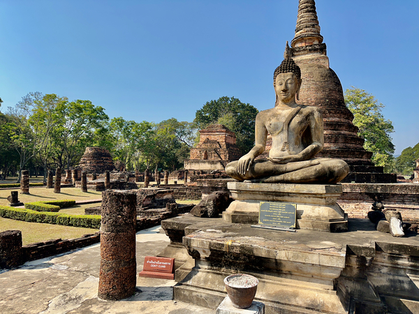 Wat Mahathat Temple Old Sukhothai Thailand 4  Print