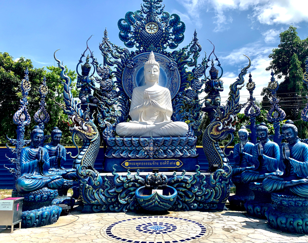 Wat Rong Suea Ten Blue Temple 1 Print