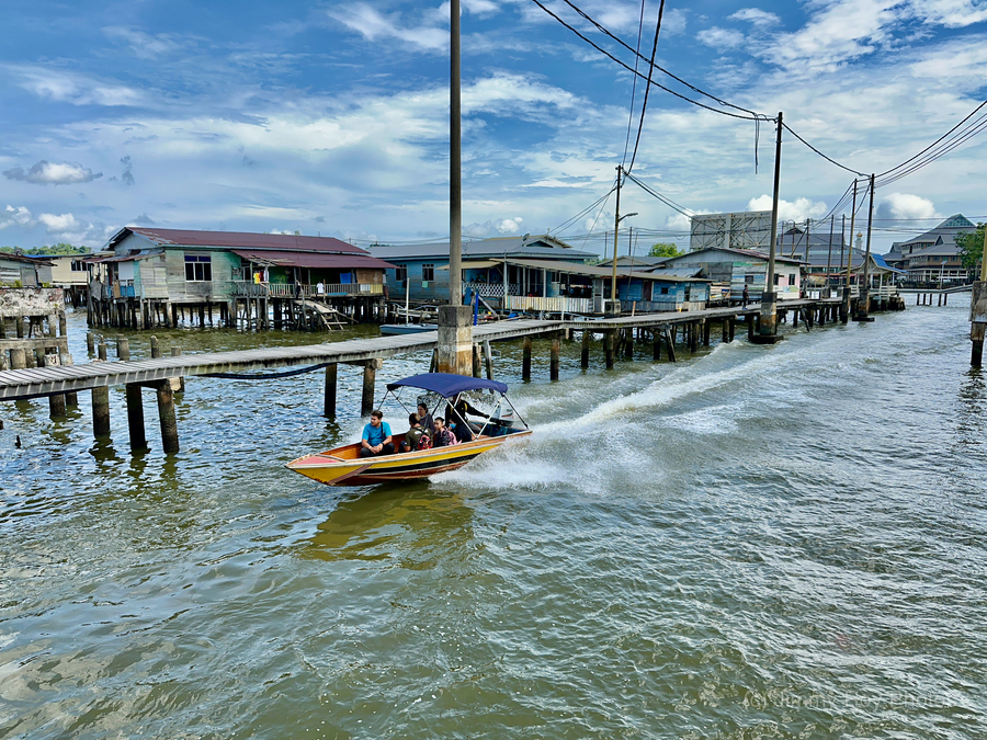 Kampong Ayer Floating Village Brunei 1  Print