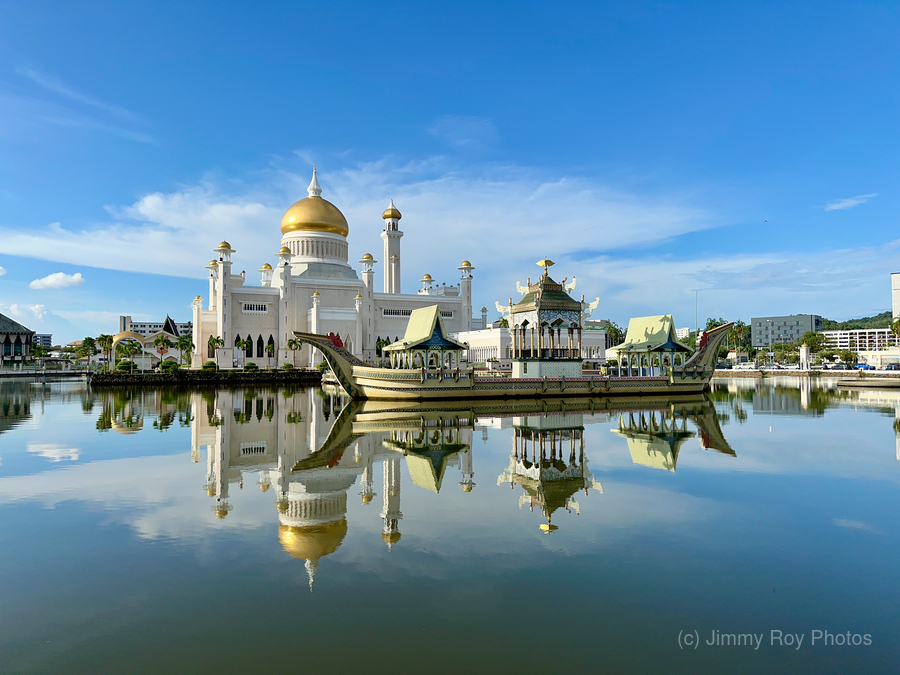 Omar Ali Saifuddien Mosque Collection Brunei 1  Print