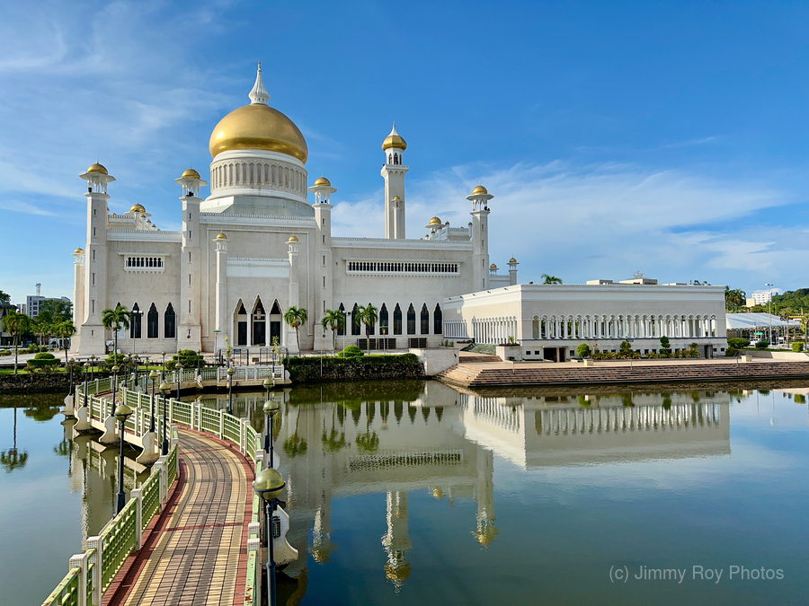 Omar Ali Saifuddien Mosque Collection Brunei 11  Print