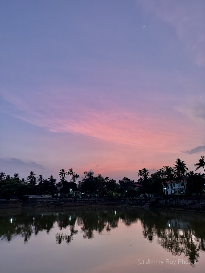 Purple sky of Varkala  Print