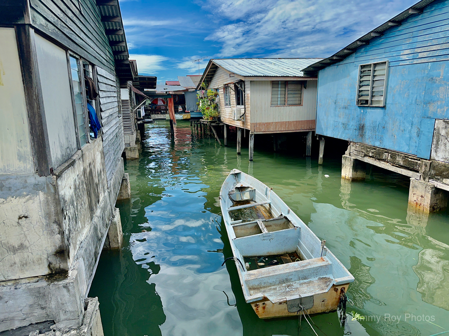 Sim Sim Traditional Floating Village in Sandakan 7  Print