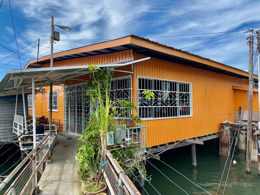 Sim Sim Traditional Floating Village in Sandakan 8  Print